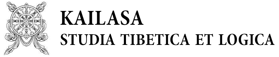 KAILASA STUDIA TIBETICA ET LOGICA